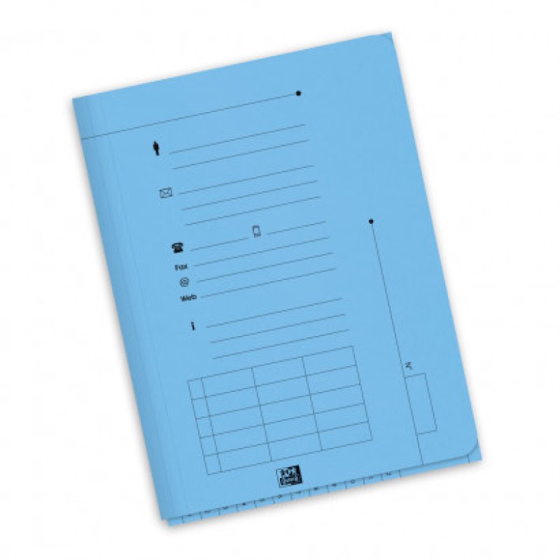 Oxford 100090077 folder Blue A4