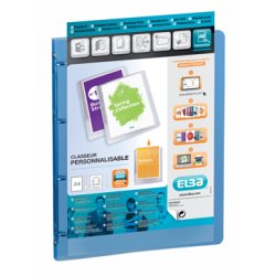 Oxford Classeur personnalisable POLYVISION, 20 mm, bleu