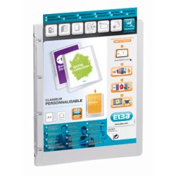 Elba Polyvision ring binder A4 White