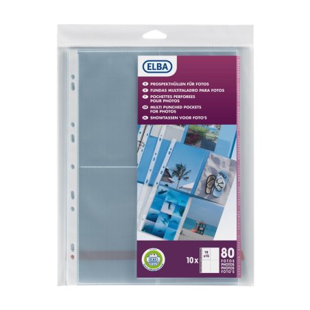 Elba 100207022 sheet protector 210 x 297 mm (A4) Polypropylene (PP) 10 pc(s)