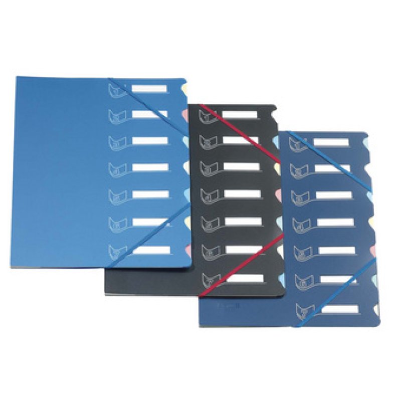 extendos Trieur à élastique série 437, 7 touches, assorti