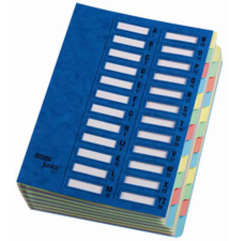 emey Trieur Junior, 24 compartiments, bleu