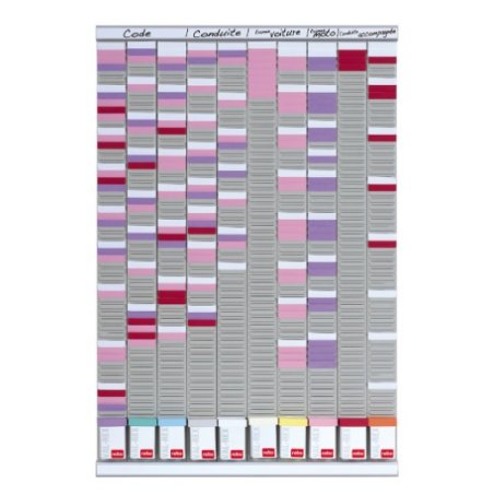 Nobo Kit planning polyvalent 10 colonnes 54 fentes