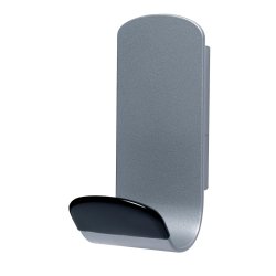 UNiLUX Patère "STEELY", magnétique, gris foncé