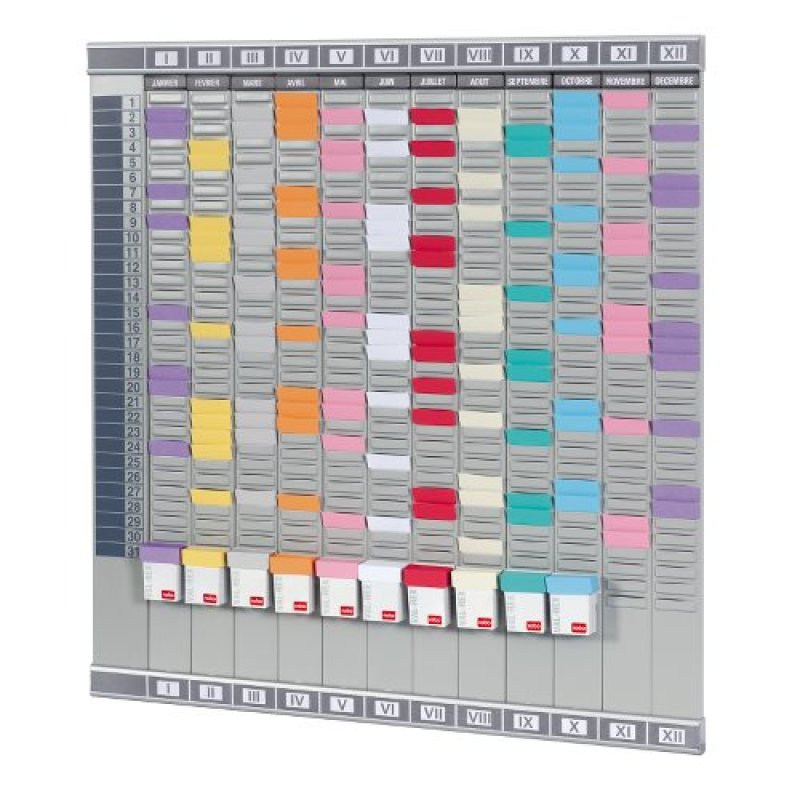 nobo Planning annuel Professionel français (L)660 x (H)645mm