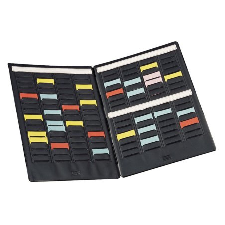 nobo Mini-Planning portable à fiches T, pour fiches en T