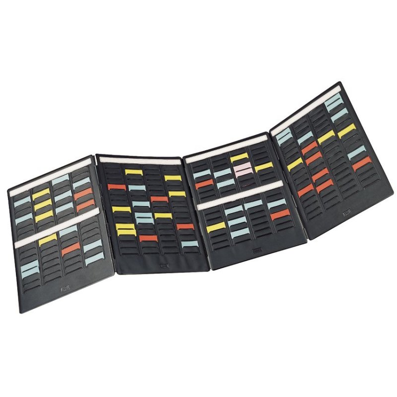 nobo Mini-Planning portable à fiches T, pour fiches en T