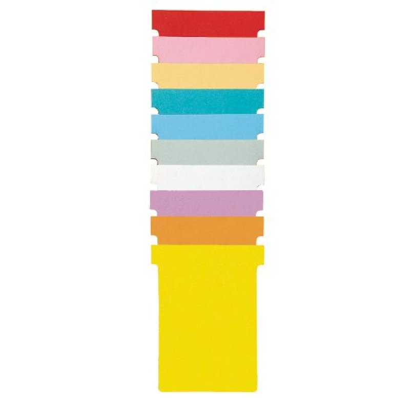 Nobo T Card Size 1.5 Pink (100)