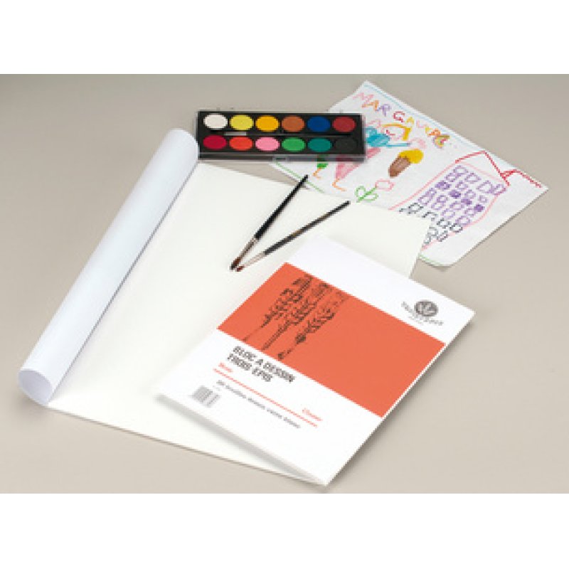 GPV Bloc à dessin "3 Epis", format A4, 20 feuilles