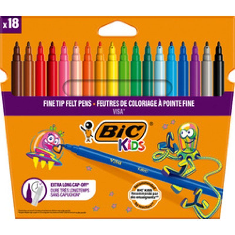 BIC 888681 marqueur à peinture Couleurs assorties 18 pièce(s)