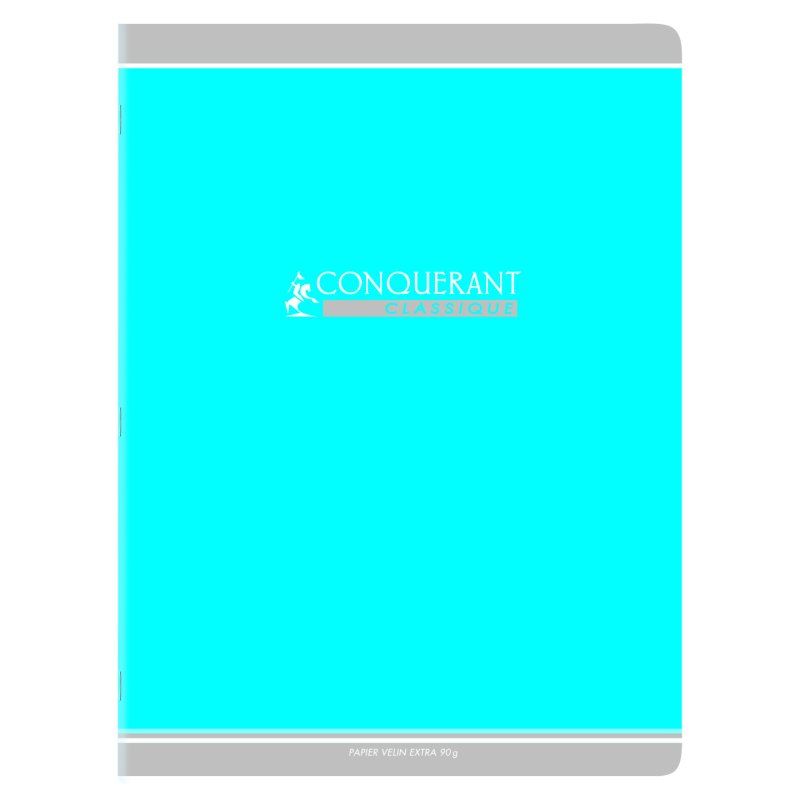 Conquerant 100104302 writing notebook 96 sheets Red, Green, Orange, Blue