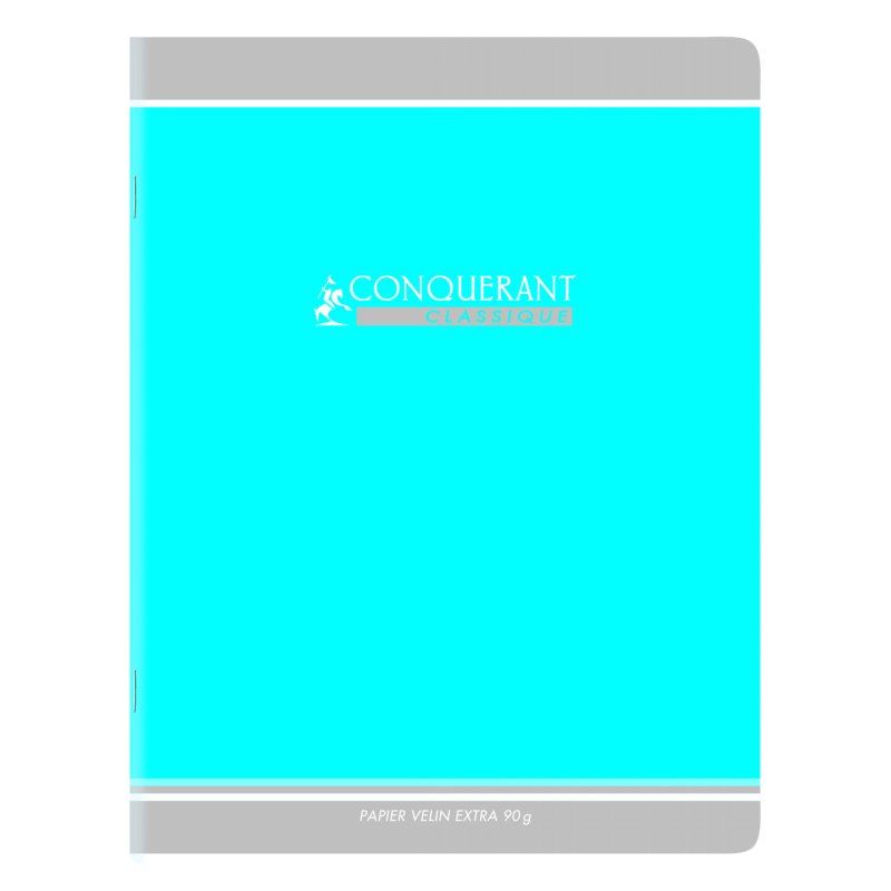 Conquerant 100104282 writing notebook 96 sheets Red, Green, Orange, Blue
