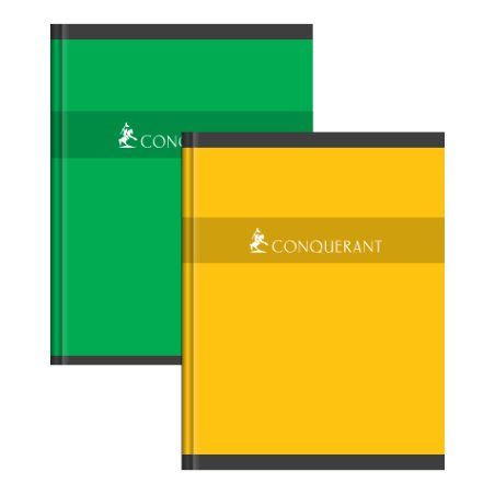 Conquerant Cahiers Polypro bloc-notes 192 feuilles