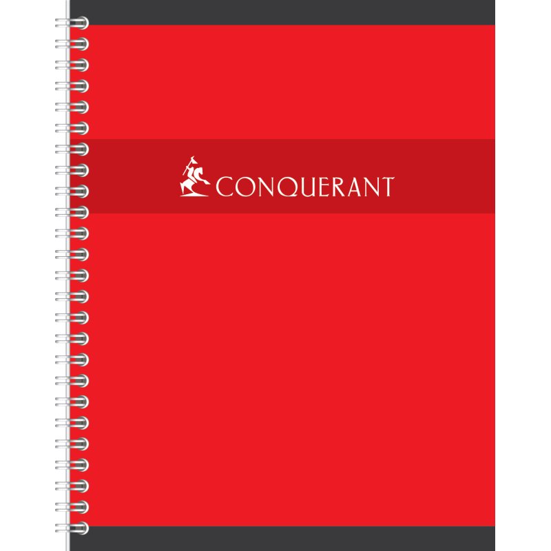 Conquerant 100104678 bloc-notes 180 feuilles Rouge, Vert, Jaune, Bleu