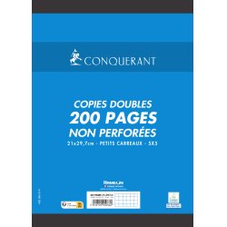 Conquerant 100102077 Post-it Rectangle Blanc 200 feuilles