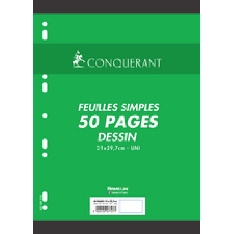 Conquerant 100104532 recharge de papier 210 x 297 mm (A4) 50 feuilles