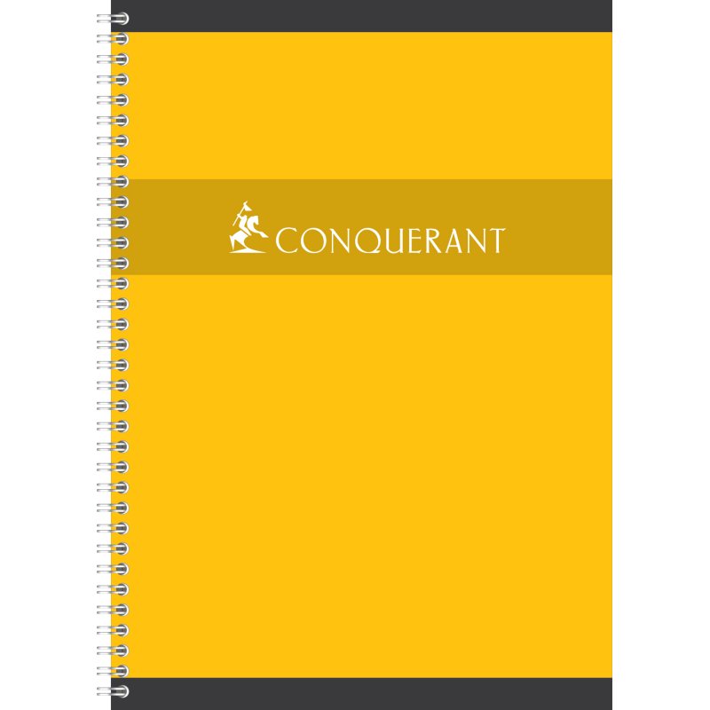 Conquerant 100104456 writing notebook A4 180 sheets Red, Green, Yellow, Blue