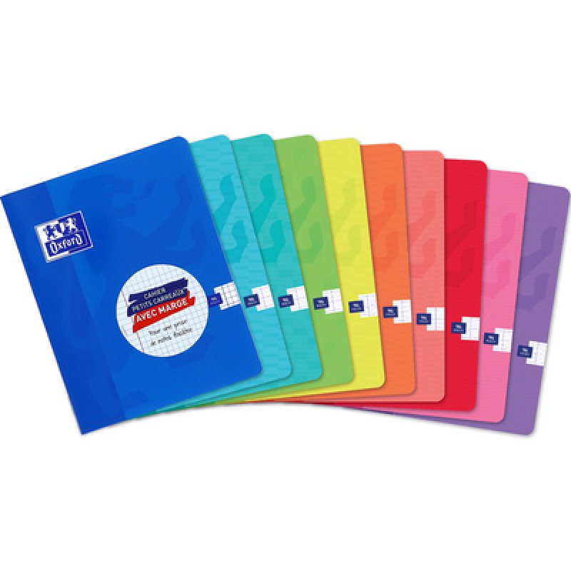Oxford Cahier piqûre, 170 x 220 mm, seyès, 140 pages