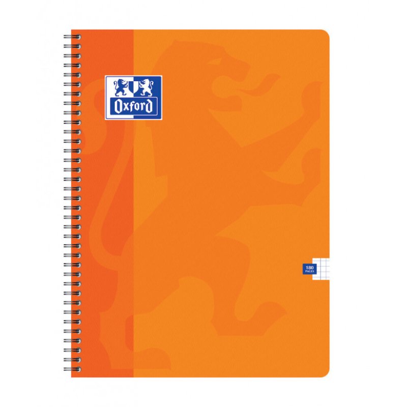 Oxford Cahier reliure intégrale, 240 x 320 mm, quadrillé 5x5