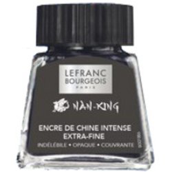 LEFRANC BOURGEOIS Encre de Chine Nan-King, 250 ml, noir