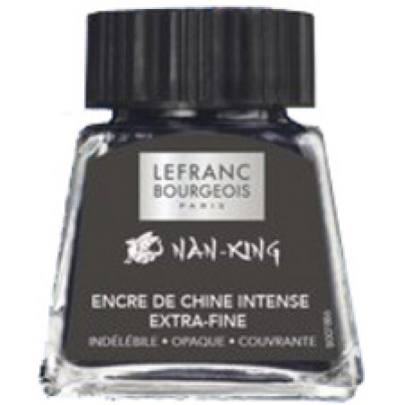 LEFRANC BOURGEOIS Encre de Chine Nan-King, 250 ml, noir