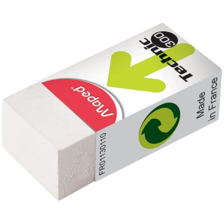 Maped M011301 gomme à effacer Caoutchouc Blanc 36 pièce(s)