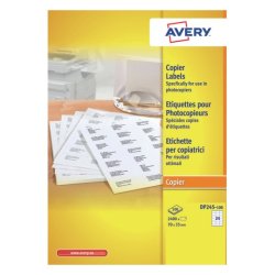 Avery DP245-100 printer label White Self-adhesive printer label