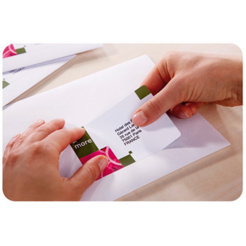 AVERY Etiquette d'adresse jet d'encre, 99,1 x 33,9 mm, blanc