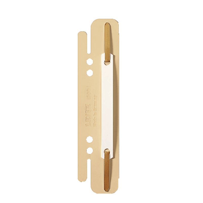 LEITZ Einsteck-Heftstreifen, 38 x 158 mm, PVC, sand