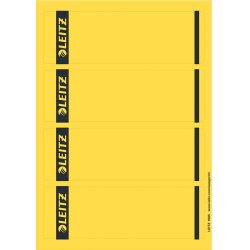 LEITZ Etiquette pour dos de classeur, 61 x 192 mm, jaune
