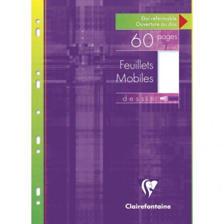 Clairefontaine Feuillets mobiles uni, A4