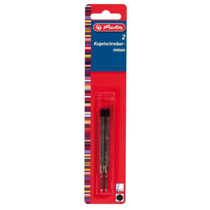 Herlitz 8608903 stylo à bille 2 pièce(s)