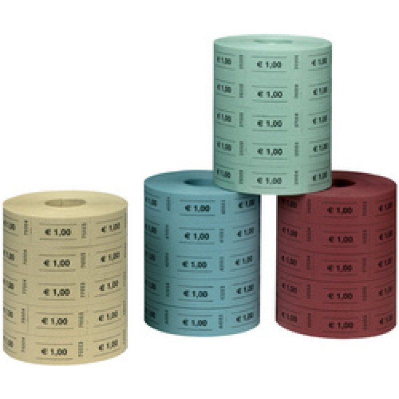 herlitz Rouleau de tickets-valeur, 1000 tickets par rouleau