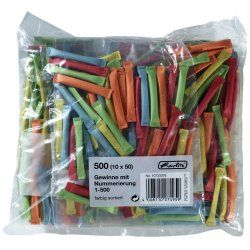 Herlitz 10733376 ticket et rouleau de tickets 500 pièce(s)