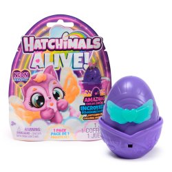 Hatchimals - Alive Neon Rainbow 1 Pack Asst. - (6072752)