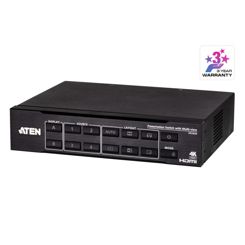 ATEN VP2420 Switch matrice 4x2 True 4K
