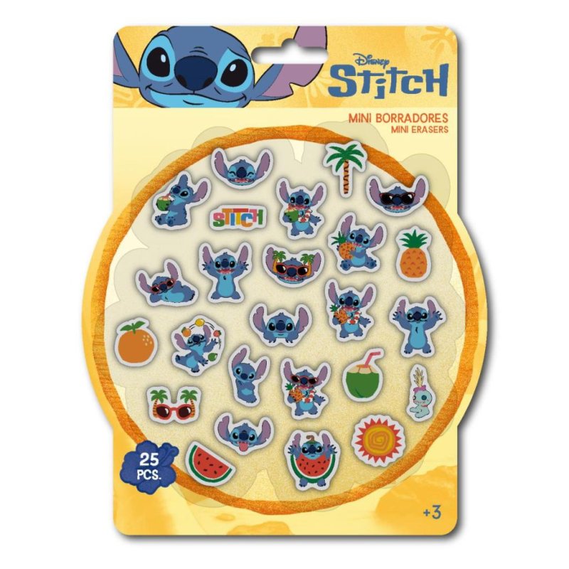 STITCH - Summer - Pack de 25 Gommes