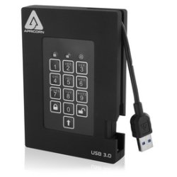 Apricorn Aegis Padlock Fortress 256 Go USB 3.2 Gen 1 (3.1 Gen 1) Noir
