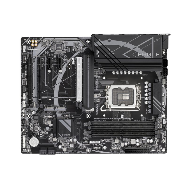 GIGABYTE Z790 EAGLE Carte mère - Compatible avec les processeurs Intel Core de 14e génération, VRM 12 1 1 phases,