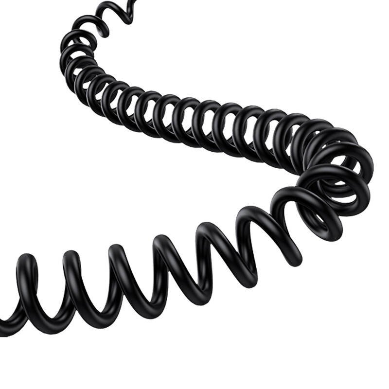 60W Baseus USB-C car charger Lightning cable (Black)