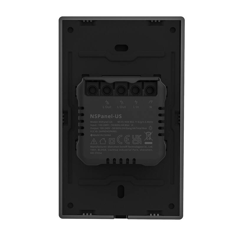 Smart WiFi control panel SONOFF NSPanel (black, 120mm)