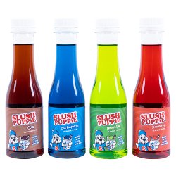 SLUSH PUPPiE ORIG 4x180ml Syrup Set-BLR/STRW/C/LL