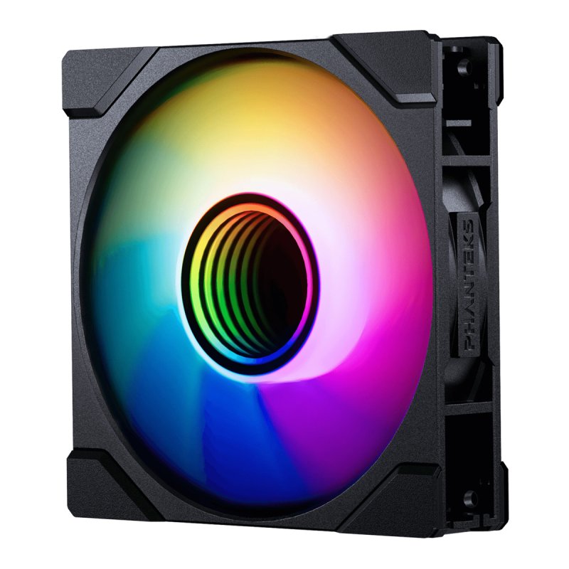 PHANTEKS M25 Gen2 PWM D-RGB Lüfter, 3er-Pack - Reverse Blade, 120mm, schwarz