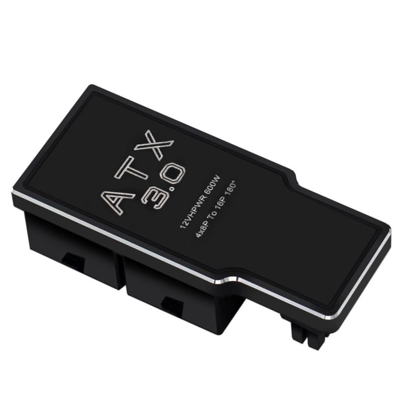 Phobya 12VHPWR Adapter 180 Grad 16Pin to 4x8Pin - Black Right EOL