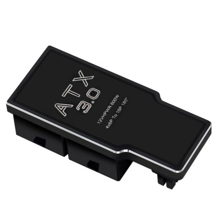 Phobya 12VHPWR Adapter 180 Grad 16Pin to 4x8Pin - Black Left EOL