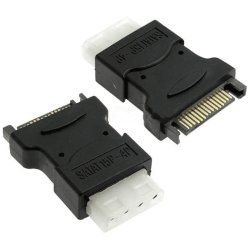 Phobya Sata male to 4-Pin Molex Adapter