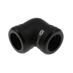 XSPC 14mm HardTube Anschraubtülle 90° L-Verbinder - Schwarz-Matt