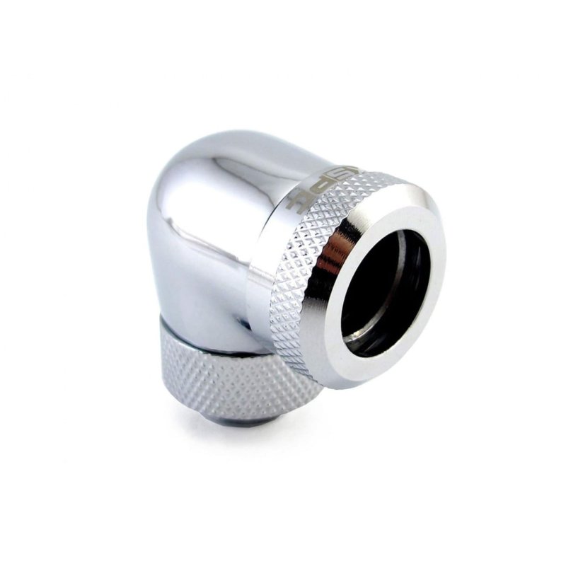 XSPC G1/4 auf 14mm HardTube Anschraubtülle 90° drehbar V2 - chrom