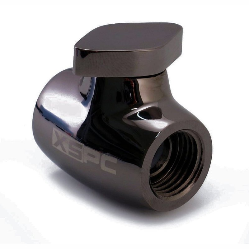 XSPC Kugelhahn - Schwarzchrom