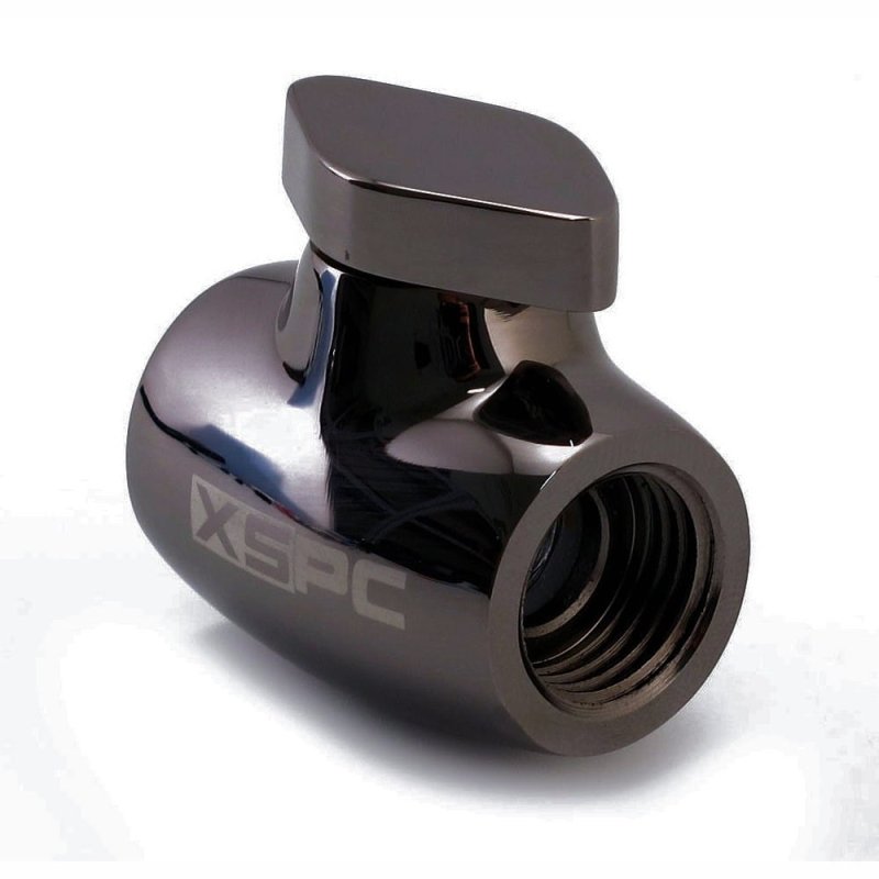 XSPC Kugelhahn - Schwarzchrom